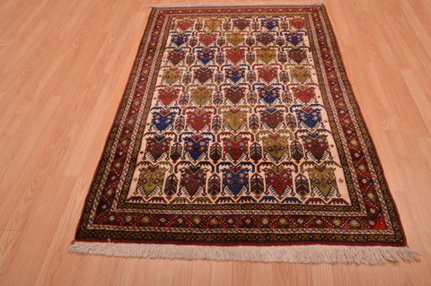 Afshar Red Hand Knotted 39 X 58 Area Rug 100-109098 Image 10