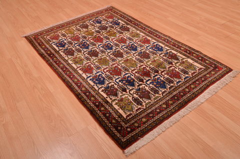 Afshar Red Hand Knotted 39 X 58 Area Rug 100-109098 Image 11