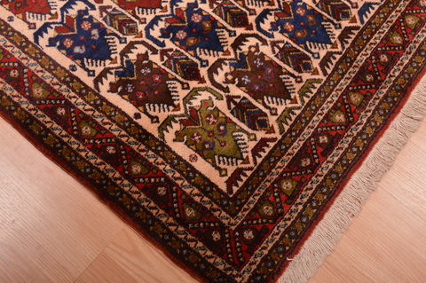 Afshar Red Hand Knotted 39 X 58 Area Rug 100-109098 Image 14