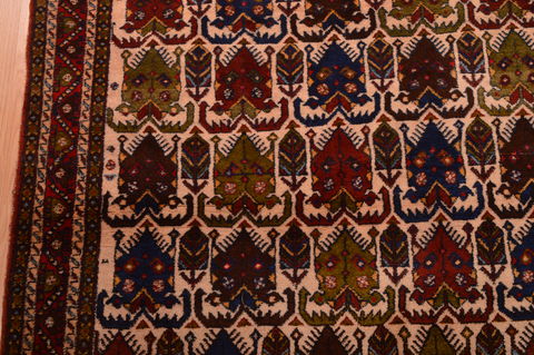 Afshar Red Hand Knotted 39 X 58 Area Rug 100-109098 Image 18