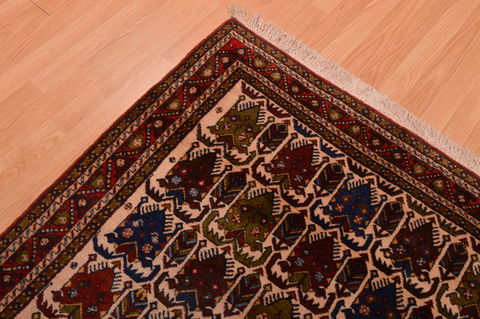Afshar Red Hand Knotted 39 X 58 Area Rug 100-109098 Image 1