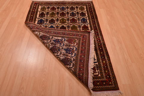 Afshar Red Hand Knotted 39 X 58 Area Rug 100-109098 Image 5
