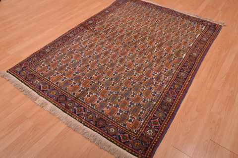 Shiraz Red Hand Knotted 47 X 65 Area Rug 100-109099 Image 5