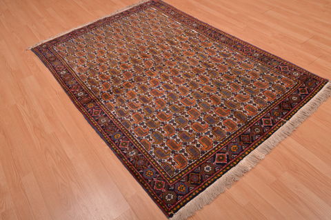 Shiraz Red Hand Knotted 47 X 65 Area Rug 100-109099 Image 6
