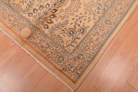 Sarouk Green Hand Knotted 42 X 77 Area Rug 100-109100 Image 5