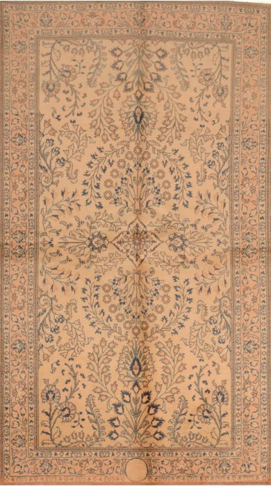 Sarouk Green Hand Knotted 42 X 77 Area Rug 100-109100 Image 0