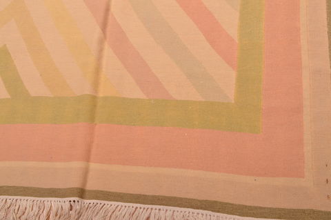 Kilim Beige Square Hand Knotted 120 X 121 Area Rug 100-109101 Image 8