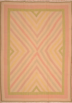 Kilim Beige Square Hand Knotted 12'0" X 12'1"  Area Rug 100-109101