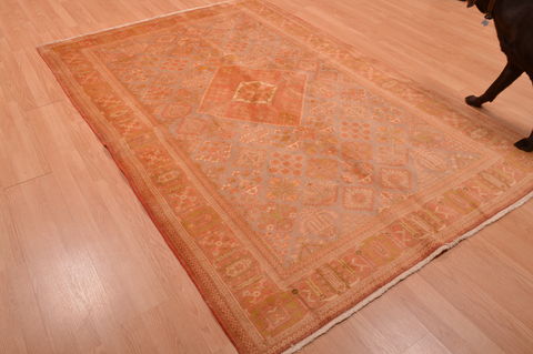 Maymeh Brown Hand Knotted 56 X 81 Area Rug 100-109103 Image 3
