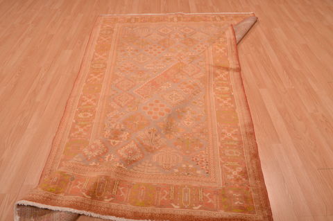 Maymeh Brown Hand Knotted 56 X 81 Area Rug 100-109103 Image 9