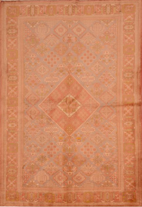 Maymeh Brown Hand Knotted 56 X 81 Area Rug 100-109103 Image 0