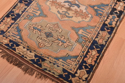 Kizalayak Blue Runner Hand Knotted 210 X 83 Area Rug 100-109109 Image 10