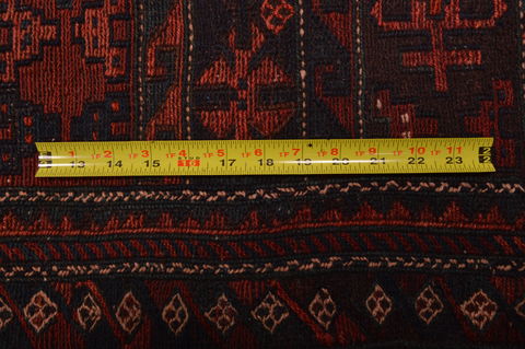 Shahsavan Red Hand Knotted 39 X 55 Area Rug 100-109112 Image 11
