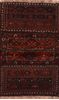 Shahsavan Red Hand Knotted 39 X 55 Area Rug 100-109112 Thumb 0