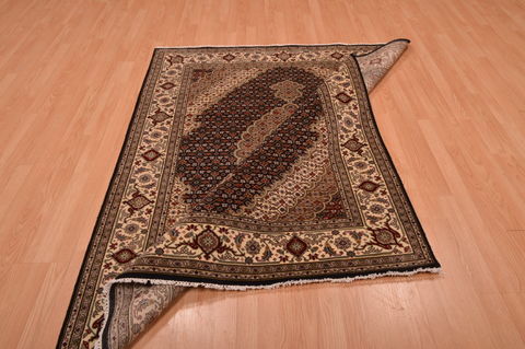 Mahi Beige Hand Knotted 51 X 63 Area Rug 100-109116 Image 10