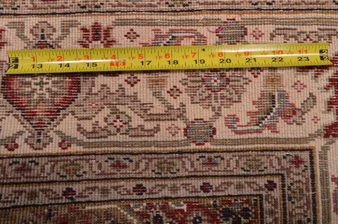Mahi Beige Hand Knotted 51 X 63 Area Rug 100-109116 Image 11