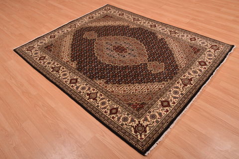 Mahi Beige Hand Knotted 51 X 63 Area Rug 100-109116 Image 15