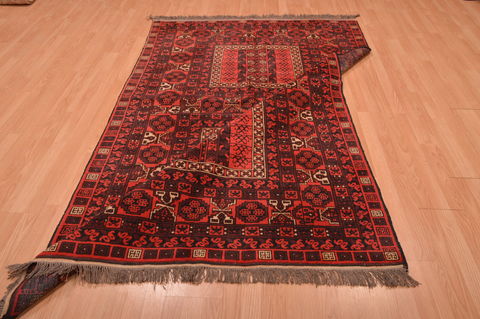 Baluch Red Hand Knotted 50 X 710 Area Rug 100-109121 Image 15