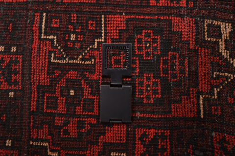 Baluch Red Hand Knotted 50 X 710 Area Rug 100-109121 Image 18