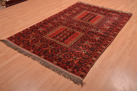 Baluch Red Hand Knotted 50 X 710 Area Rug 100-109121 Image 2
