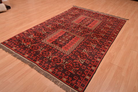 Baluch Red Hand Knotted 50 X 710 Area Rug 100-109121 Image 5
