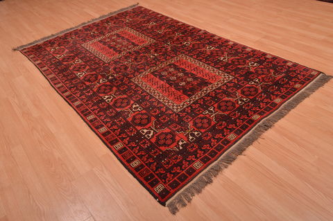 Baluch Red Hand Knotted 50 X 710 Area Rug 100-109121 Image 6