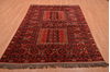 Baluch Red Hand Knotted 50 X 710  Area Rug 100-109121 Thumb 1