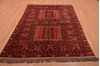 Baluch Red Hand Knotted 50 X 710 Area Rug 100-109121 Thumb 1