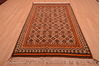 Kilim Brown Hand Knotted 410 X 80  Area Rug 100-109123 Thumb 1