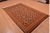 Kilim Brown Hand Knotted 410 X 80 Area Rug 100-109123 Thumb 3
