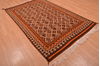 Kilim Brown Hand Knotted 410 X 80  Area Rug 100-109123 Thumb 5