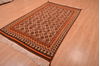 Kilim Brown Hand Knotted 410 X 80  Area Rug 100-109123 Thumb 6