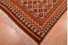 Kilim Brown Hand Knotted 410 X 80  Area Rug 100-109123 Thumb 7