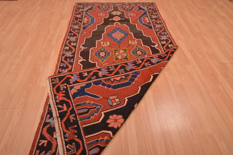 Kilim Red Runner Flat Woven 49 X 98 Area Rug 100-109128 Image 9