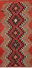 Kilim Red Runner Flat Woven 49 X 98  Area Rug 100-109128 Thumb 0