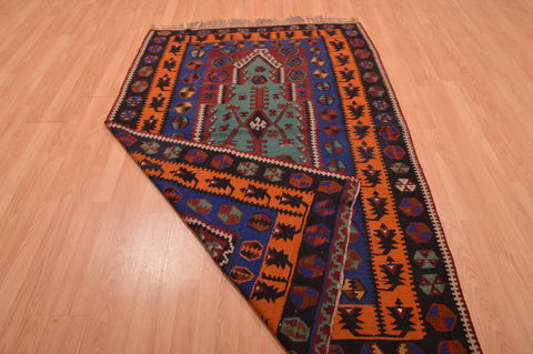 Kilim Multicolor Flat Woven 47 X 611 Area Rug 100-109130 Image 11