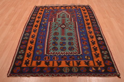 Kilim Multicolor Flat Woven 47 X 611 Area Rug 100-109130 Image 1