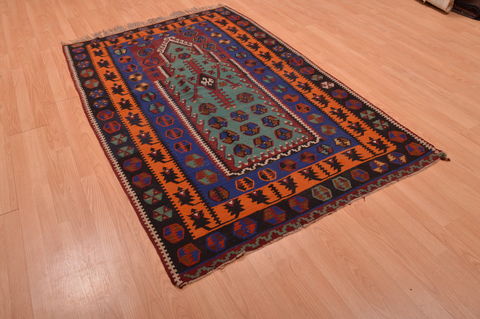 Kilim Multicolor Flat Woven 47 X 611 Area Rug 100-109130 Image 3