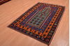 Kilim Multicolor Hand Knotted 47 X 611  Area Rug 100-109130 Thumb 2