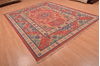 Kilim Red Hand Woven 79 X 99 Area Rug 100-109132 Thumb 9