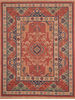 Kilim Red Hand Woven 79 X 99 Area Rug 100-109132 Thumb 0