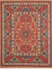 Kilim Red Hand Woven 79 X 99  Area Rug 100-109132 Thumb 0