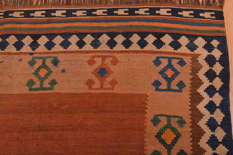 Kilim Beige Hand Knotted 51 X 89 Area Rug 100-109135 Image 13