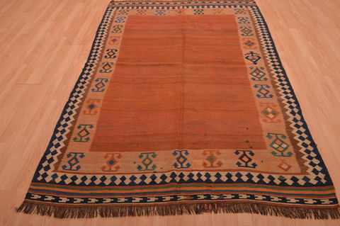 Kilim Beige Hand Knotted 51 X 89 Area Rug 100-109135 Image 1