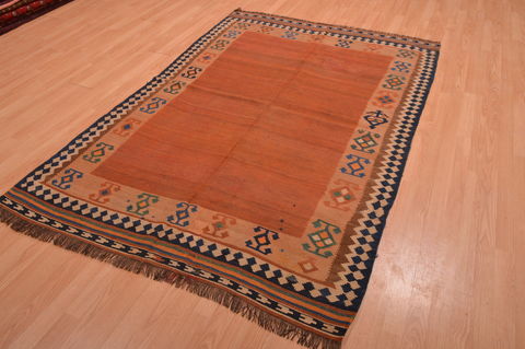 Kilim Beige Hand Knotted 51 X 89 Area Rug 100-109135 Image 2