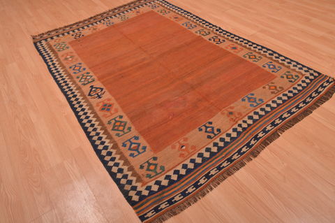 Kilim Beige Hand Knotted 51 X 89 Area Rug 100-109135 Image 6