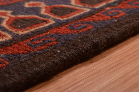 Kilim Brown Hand Knotted 55 X 84 Area Rug 100-109136 Image 10