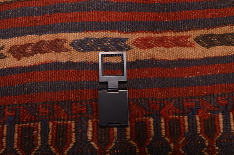Kilim Brown Hand Knotted 55 X 84 Area Rug 100-109136 Image 14