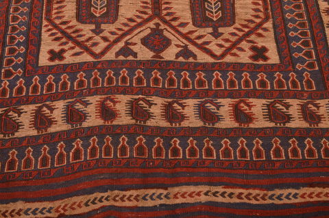 Kilim Brown Hand Knotted 55 X 84 Area Rug 100-109136 Image 6