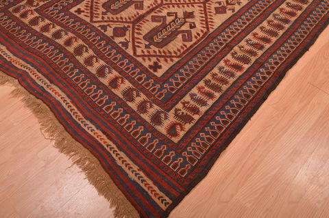 Kilim Brown Hand Knotted 55 X 84 Area Rug 100-109136 Image 7